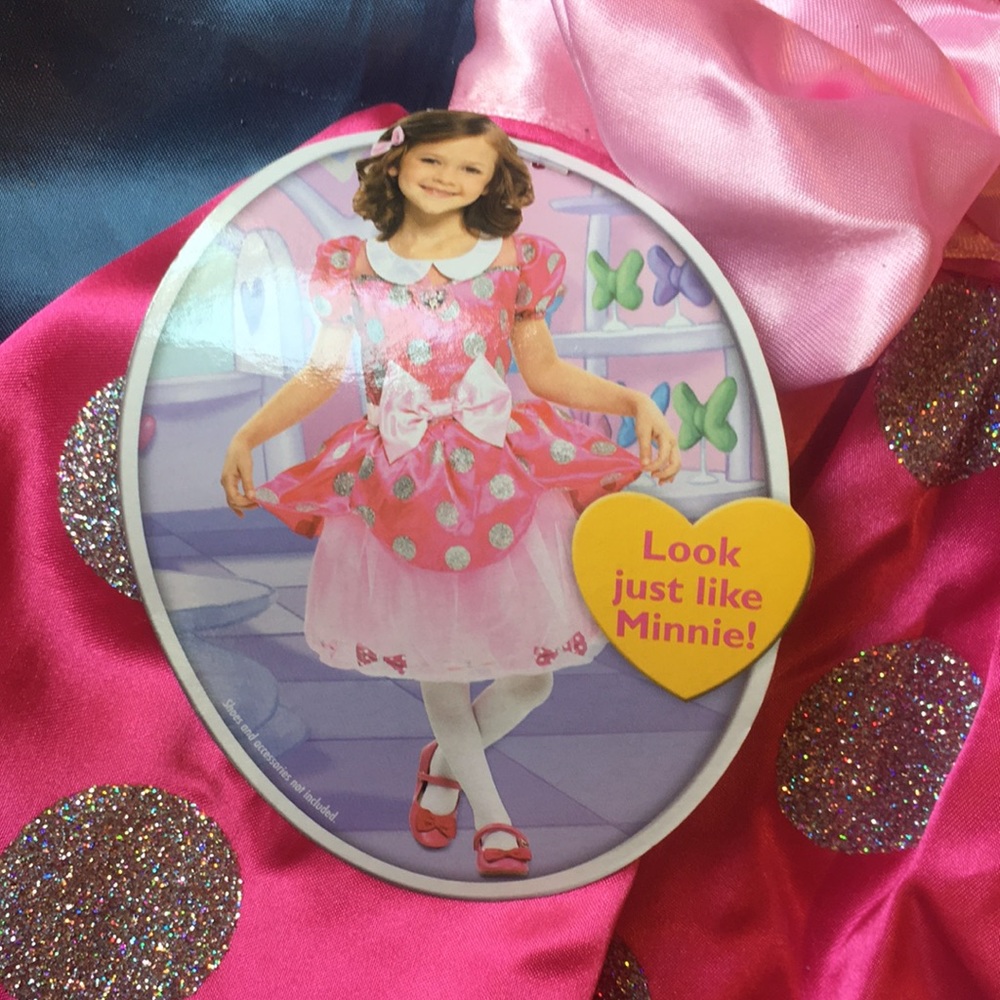 🛍️ SOLD NWT Disney Pink Minnie Dress Only size 4-6X - Picture 3 of 6